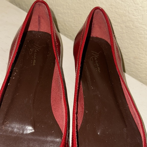 Mariana by golc Red patent pointed flats 7 - Picture 9 of 10